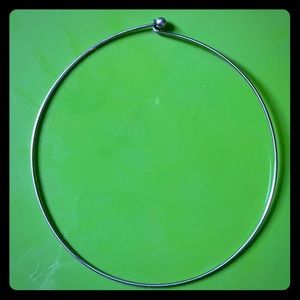 -vintage hoop necklace-